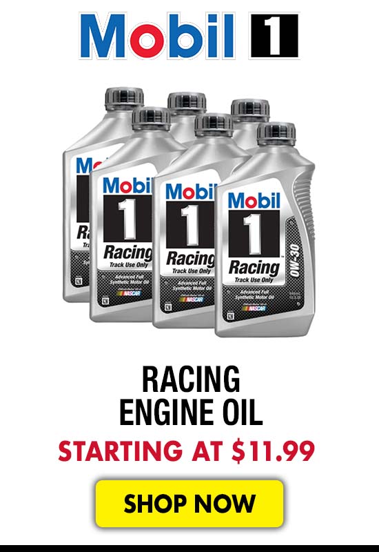 Mobil 1 Racing Engine Oil - Starting at $11.99