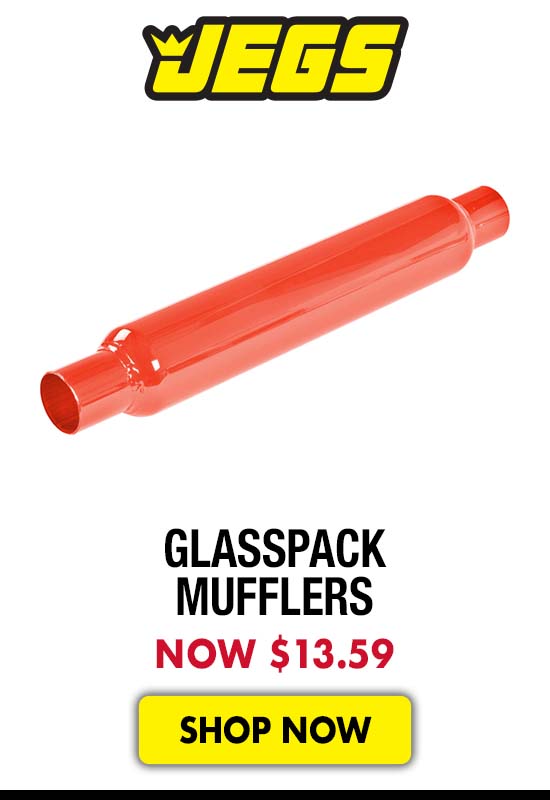 JEGS Glasspack Mufflers - Starting at $13.59