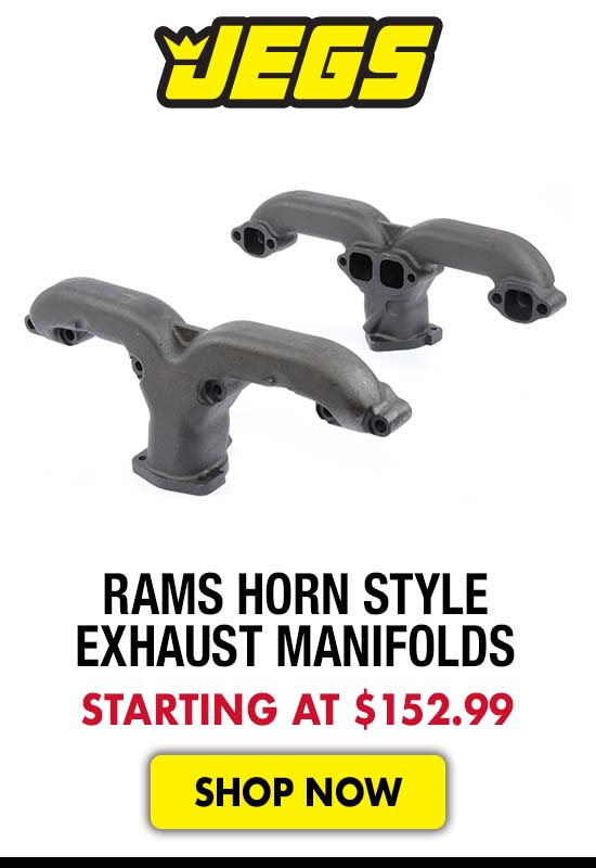 JEGS Rams Horn Style Exhaust Manifolds - Starting at $152.99
