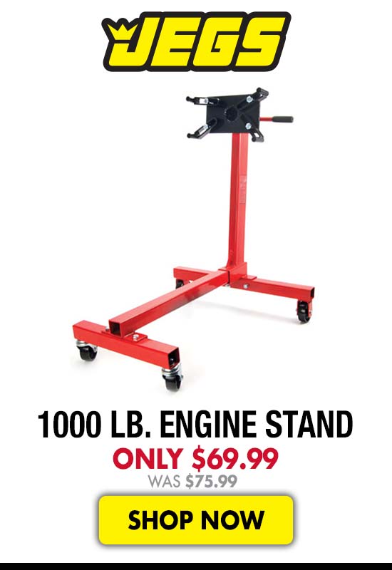 JEGS 1000 lb. Engine Stand - Only $69.99 Was $75.99