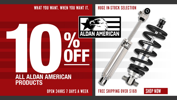 Save 10% on ALL Aldan American Products