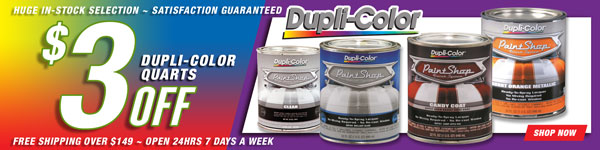 Save $3 on Select Duplicolor Quarts of Paint
