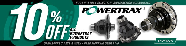 Save 10% on ALL Powertrax Products
