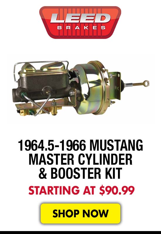 Leed Brakes 1964.5-1966 Mustang Master Cylinder & Booster Kit - Starting at $90.99