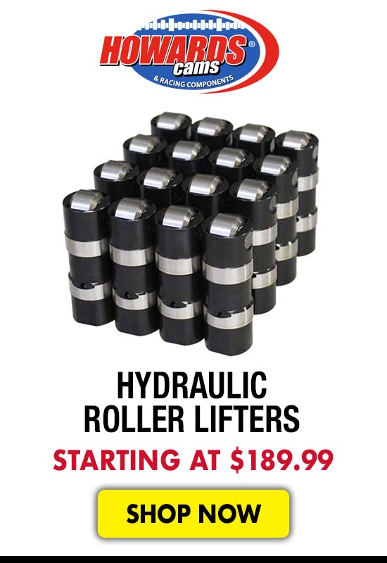Howards Cams Hydraulic Roller Lifters - Starting at $189.99