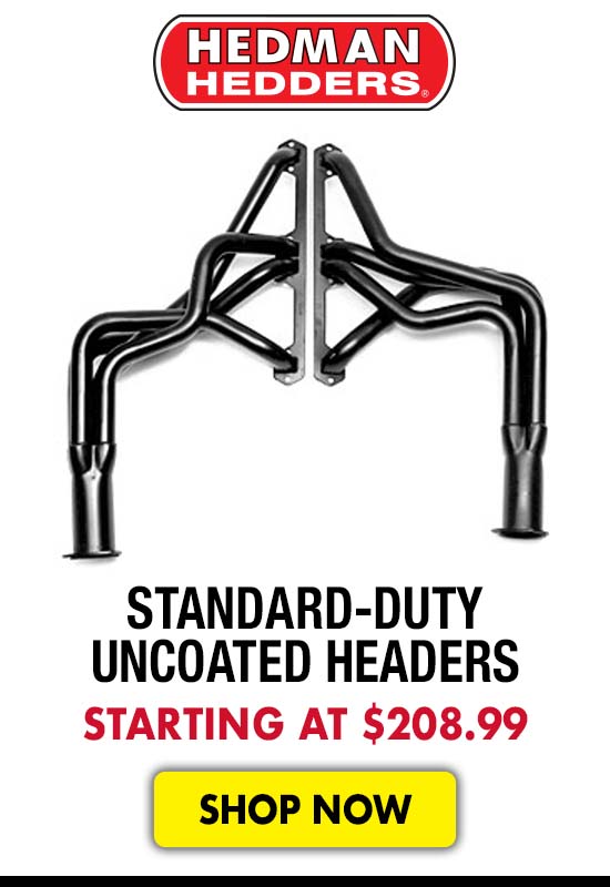 Hedman Hedders Standard-Duty Uncoated Headers - Starting at $208.99