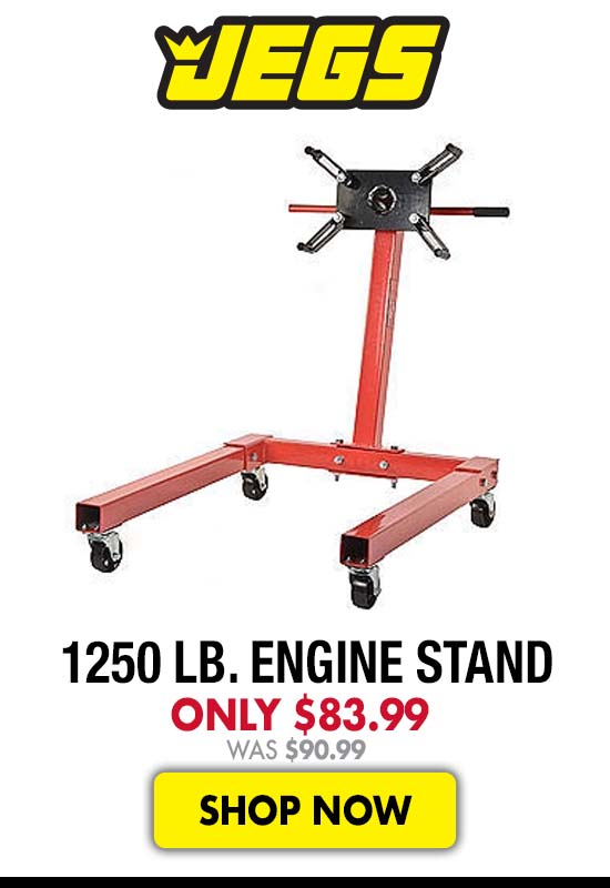JEGS 1250 lb. Engine Stand - Now $83.99 Was $90.99