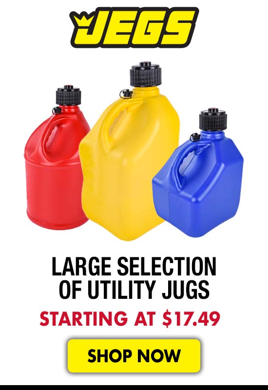 JEGS Large Selection of Utility Jugs - Starting at $17.49