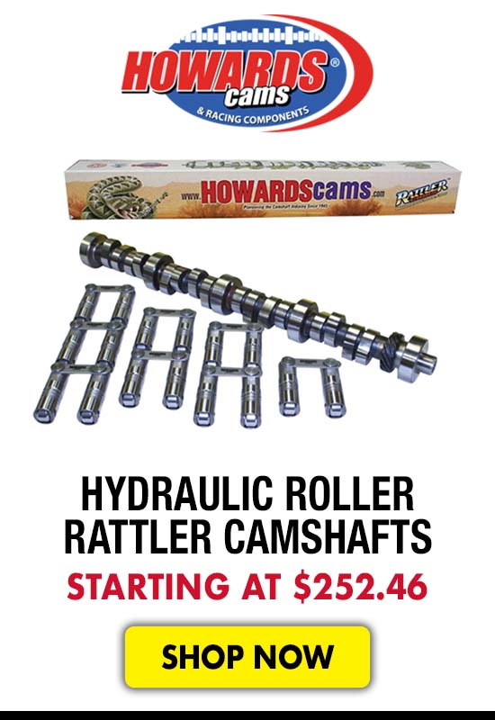Howards Cams Hydraulic Roller Rattler Camshafts - Starting at $252.46