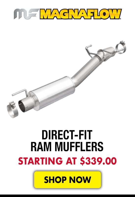 Magnaflow Direct-Fit Ram Mufflers" - Starting at $339.00