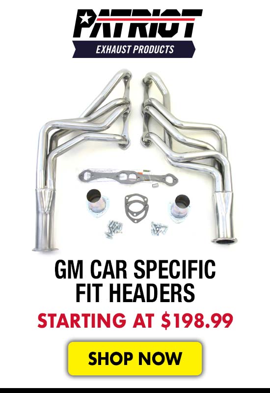 Patriot GM Car Specific Fit Headers - Starting at $198.99