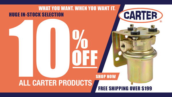 Save 10% on all Carter Products