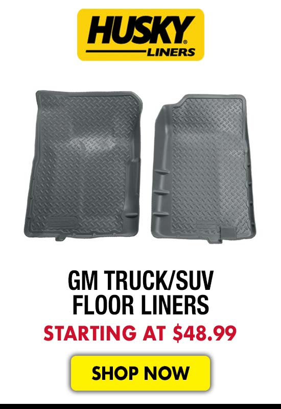 Husky Liners GM Truck/SUV Floor Liners - Starting at $48.99