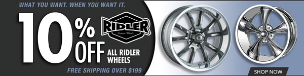Save 10% on All Ridler Wheels