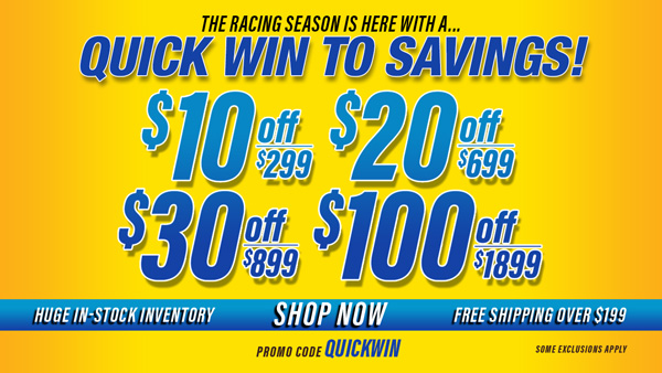 Save $10 Off $299, $20 Off $699, $30 Off $899, $100 Off $1,899 Orders - Promo Code: QUICKWIN