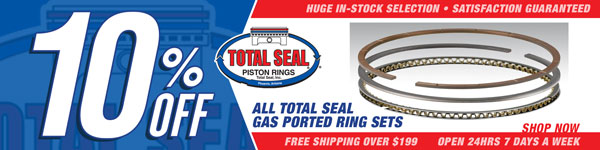 Save 10% on Gas Ported Total Seal Ring Sets
