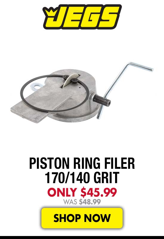 JEGS Piston Ring Filer 170/140 Grit - Now $45.99 Was $48.99