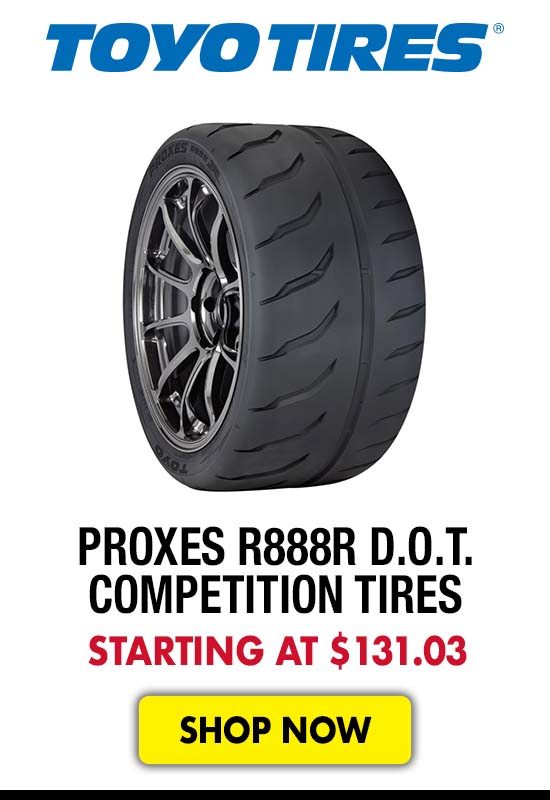 Toyo Tires Proxes R888R D.O.T. Competition Tires - Starting at $131.03