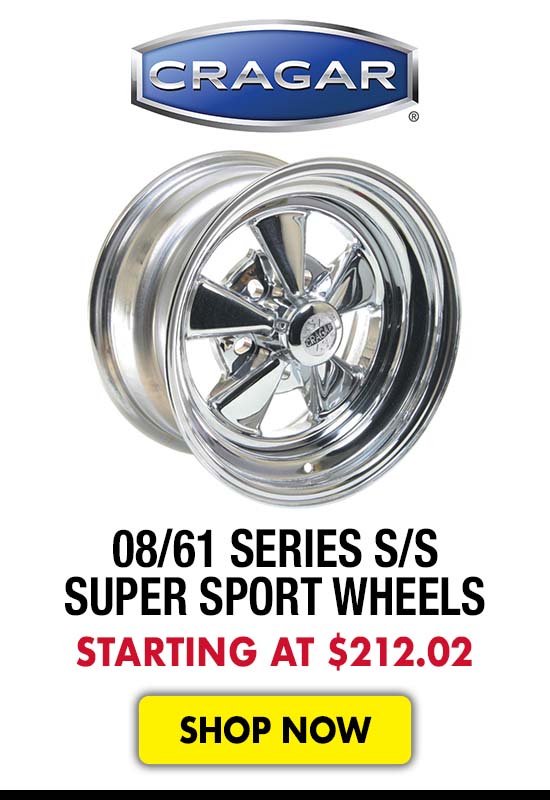 Cragar 08/61 Series S/S Super Sport Wheels - Starting at $212.02
