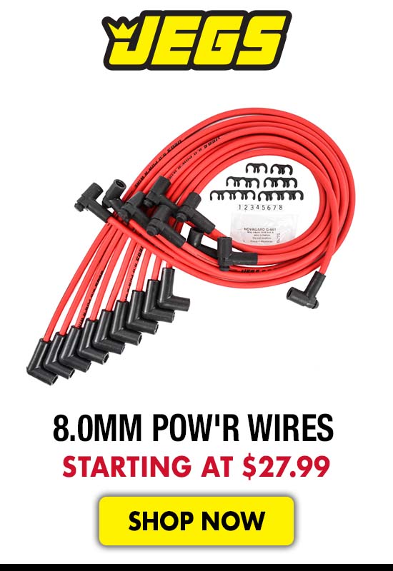 JEGS 8.0mm Pow'r Wires - Starting at $27.99