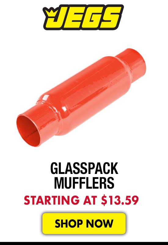 JEGS Glasspack Mufflers - Starting at $13.59