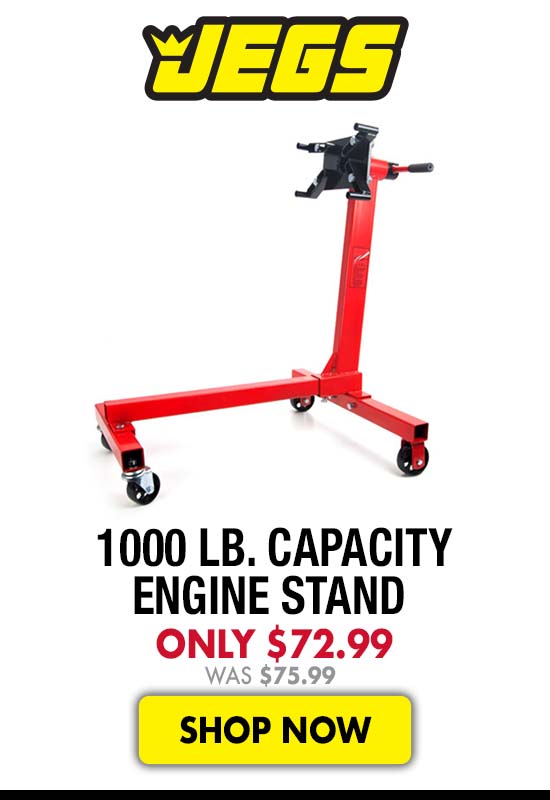 JEGS 1000 lb. Capacity Engine Stand - Now $72.99 Was $75.99