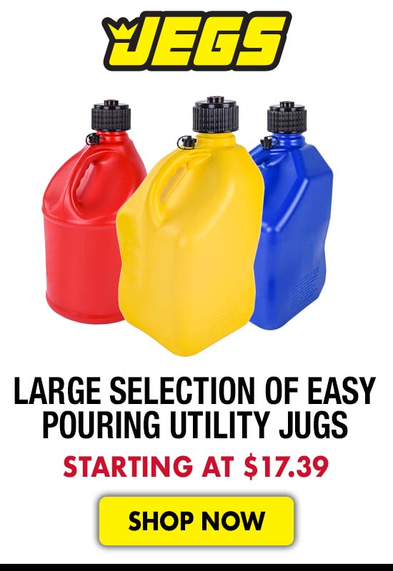 JEGS Large Selection of Easy Pouring Utility Jugs - Starting at $17.39