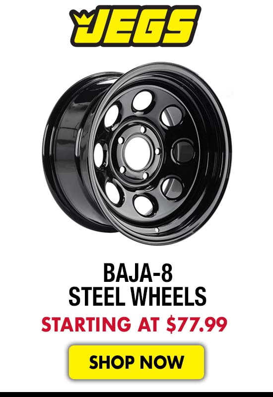 JEGS Baja-8 Steel Wheels - Starting at $77.99