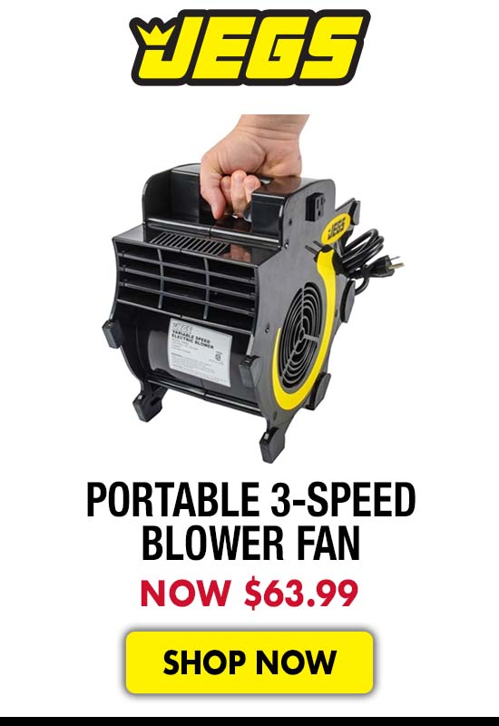 JEGS Portable 3-Speed Blower Fan - Now $63.99