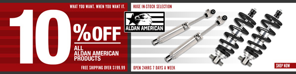 Save 10% on ALL Aldan American Products
