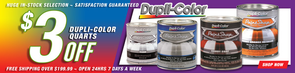 Save $3 on Select Duplicolor Quarts of Paint