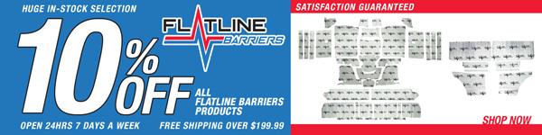 10% on all Flatline Barriers Products