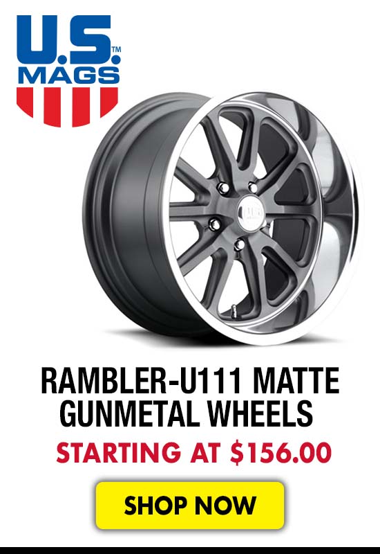 US Mags Rambler-U111 Matte Gunmetal Wheels - Starting at $156.00