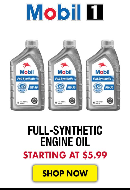 Mobil 1 Full-Synthetic Engine Oil - Starting at $5.99
