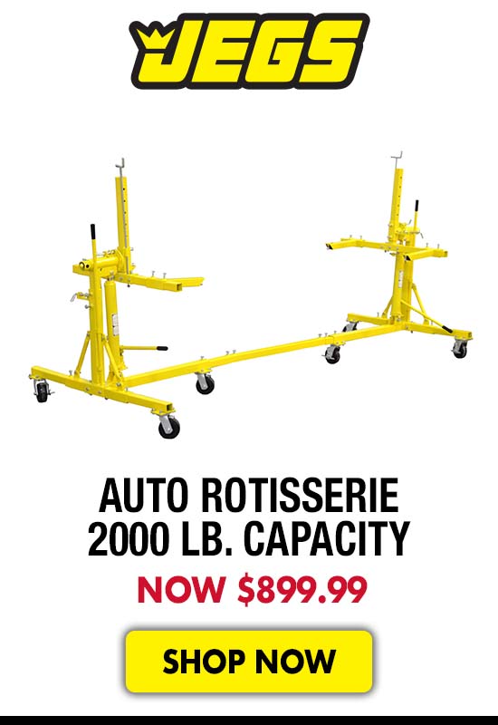 JEGS Auto Rotisserie 2000 lb. Capacity - Now $899.99