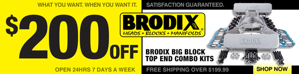 Save $200 on Select Brodix Big Block Top End Combo Kits