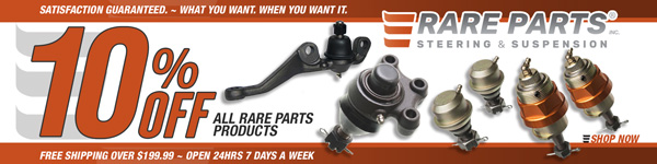 Save 10% on All Rare Parts Products
