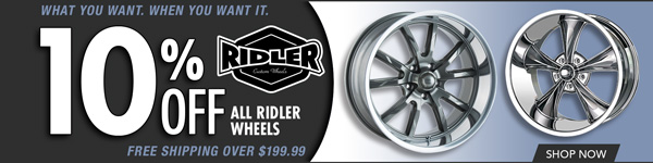 Save 10% on All Ridler Wheels