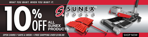 Save 10% on All Sunex Products