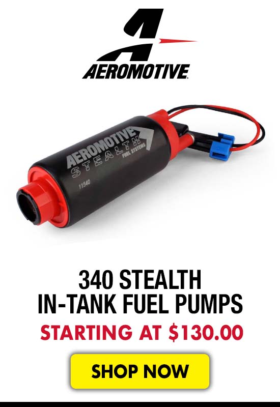 Aeromotive 340 Stealth In-Tank Fuel Pumps - Starting at $130.00