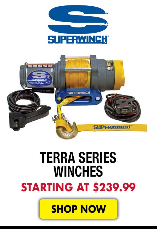 Superwinch Terra Series Winches - Starting at $239.99