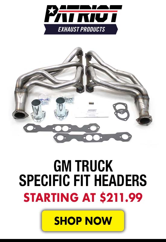 Patriot GM Truck Specific Fit Headers - Starting at $211.99