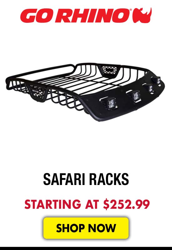 Go Rhino Safari Racks - Starting at $252.99