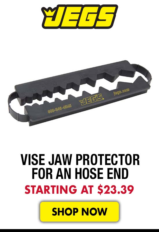 JEGS Vise Jaw Protector for AN Hose Ends - Only $23.39