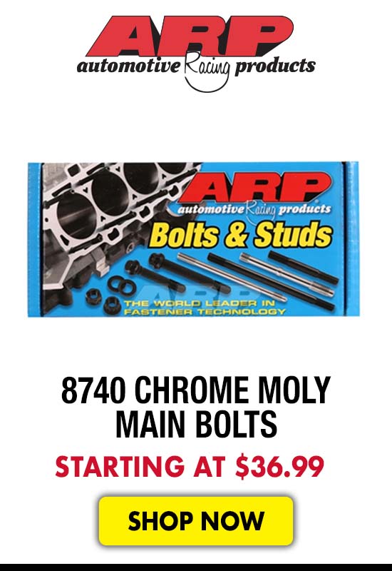 ARP 8740 Chrome Moly Main Bolts - Starting at $36.99