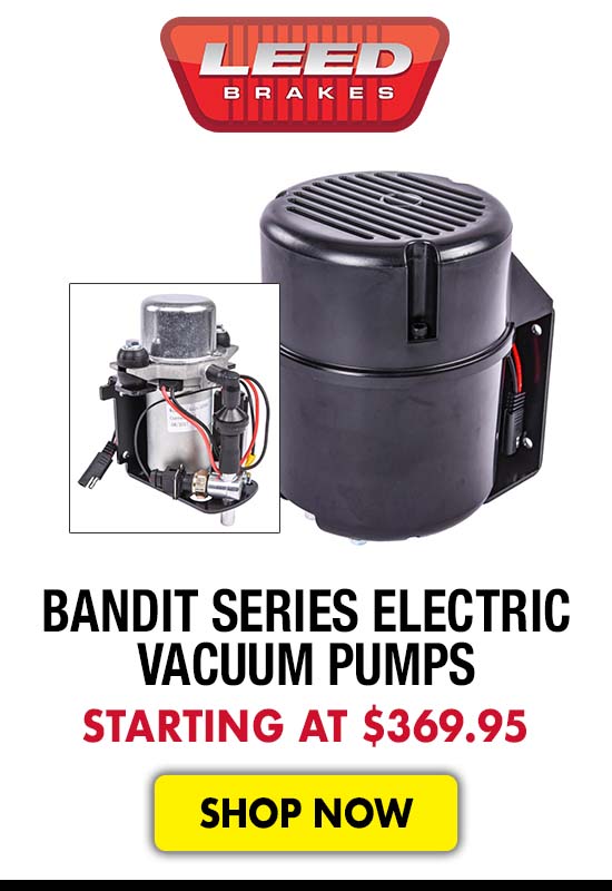 Leed Brakes Bandit Series Electric Vacuum Pumps - Starting at $369.95