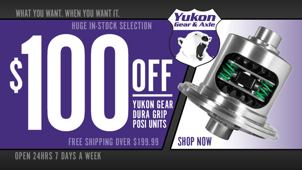 Save $100 on Yukon Gear Dura Grip Limited-Slip Positraction