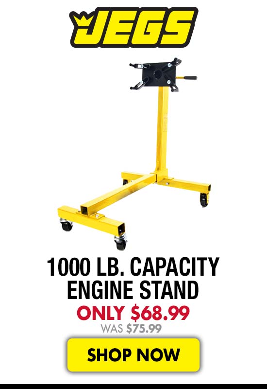 JEGS 1000 lb. Capacity Engine Stand - Only $68.99 Was $75.99