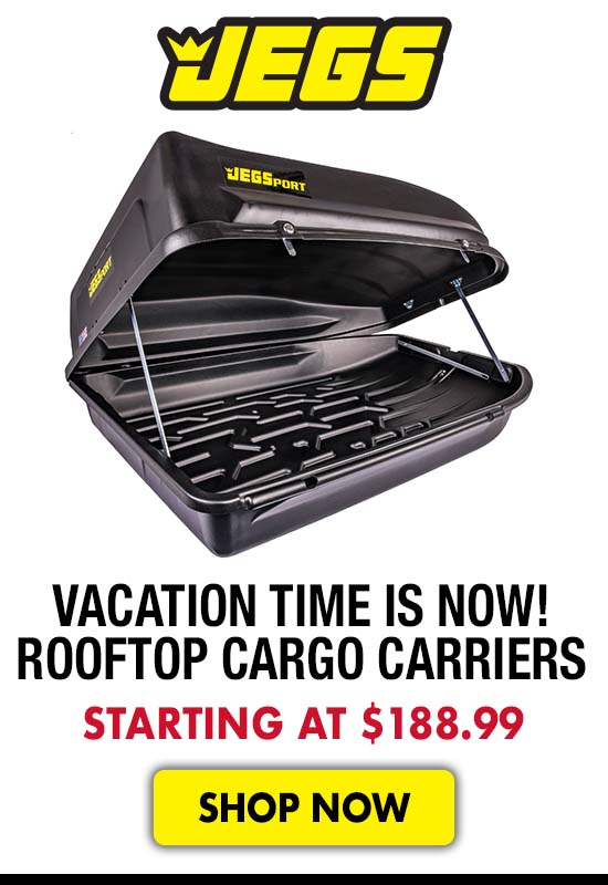 JEGS Vacation Time is Now! Rooftop Cargo Carriers - Starting at $188.99