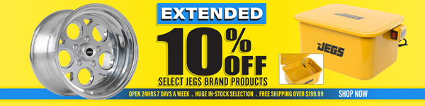 Extended 10% Off Select JEGS Brand Products